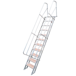 西安閣樓梯雙柱款（型材踏步）室內(nèi)外爬梯載重150KG